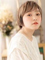 カバーヘア ブリス 大宮西口(COVER HAIR bliss) ハイライトカラーオン眉小顔こなれショートh3大宮20代30代40代