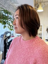 ティティーサッポロ(tity sapporo) ボブレイヤー×ハイライトグレー