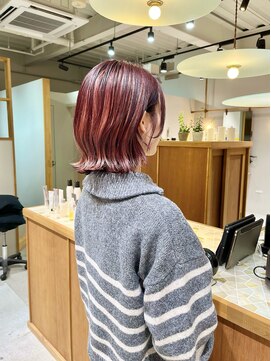 リコ(RICO) umbrella color × coral pink