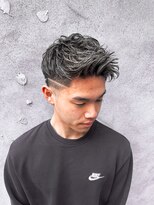 メンズグルーミングナンバーナイン(MEN'S GROOMING NUMBER NINE)&nbsp;ホワイトメッシュ/フェードカット/【早田隼哉】