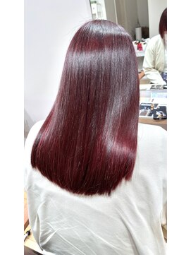 リエート 四条河原町(Lieto) 髪質改善ピンクボブ艶髪ブリーチ無し10代20代30代