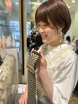 ピエドプールポッシュ(PiED DE POULE POCHE)&nbsp;耳かけショートボブ