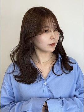 フラッシュパック(FLASH PACK) エギョモリ韓国ヘアヨシンモリ顔周りレイヤー