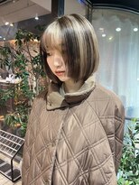 エルム 府中(yelm)&nbsp;【ミックスカラー×ボブ】#ダブルカラー#ケアブリーチ