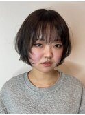 大人可愛いバブみ感小顔ショート