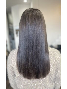 透明感たっぷり白髪染めカラー