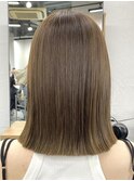 #ブリーチなしダブルカラー＃グレージュ＃ブラウン＃ベージュ