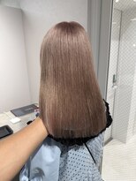 エン 栄店(enne)&nbsp;ココアベージュ/クラゲヘアー/ボブレイヤー/小顔/黒髪/栄