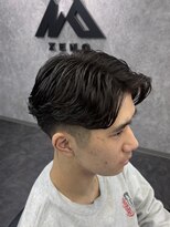 ゼノ 海老名(XENO) フェザーパーマシャドウパーマラウンドマッシュメンズパーマ眉毛