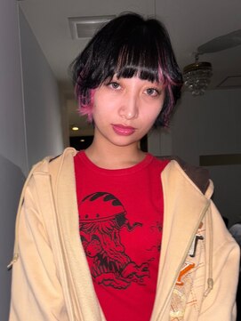 フォークロア 本店(Folk Lore) 全部黒は嫌！セクションカラー