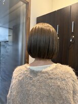 レアワンハナレ センター北美容院(lea/1 HANARE)&nbsp;オリーブグレージュ×ボブ