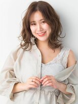 ヴォーグヘアーワークス(VOGUE hairworks)&nbsp;ゆるふわミディアムボブ