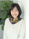 重めではねにくい、簡単スタイリングボブ