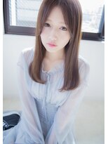 アンジュ ヘアー(Ange hair)&nbsp;アンジュヘアー　大人かわいいセンターパートスタイル