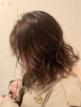 ビーチ(BEACH) 【BEACH/チナツ】ニュアンスパーマ_スリークボブ