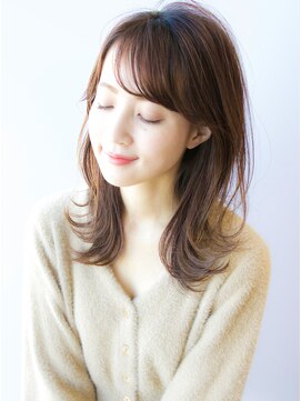 アフロート ルヴア(AFLOAT RUVUA) 京佳【20代、30代、40代】レイヤーカットで簡単大人くびれヘア