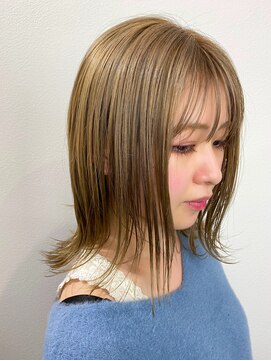 アットラップレーヴ(attrape-reve) 【attrape-reve】大人可愛い☆透明感ミルクティー/ブリーチ