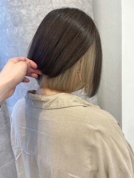 ルーブ トウキョウ(Loob. TOKYO) ミルクティーベージュ.インナーカラー【池袋東.インナーカラー】