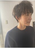 ショートヘアパーマスタイル