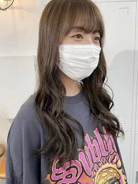 イコ 表参道原宿(ico) ブリーチなしダブルカラー アッシュベージュ