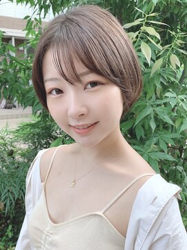 アンブル リュクス 池袋(amble luxe) グレーベージュ ニュアンスカラー ミルクティーピンク ブルー