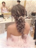 結婚式ヘアセット