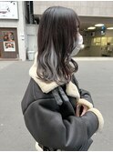 イヤリングカラーショートインナーカラー