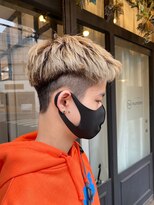 ネウィサリュー 立川(newi saLyu)&nbsp;爽やかツーブロック刈り上げ束感アップバング