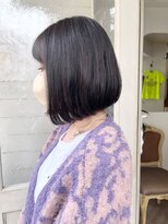 アミュレ(Amule)&nbsp;バッサリイメチェンアゴ下ボブ持ちの良いヘアスタイル前髪あり