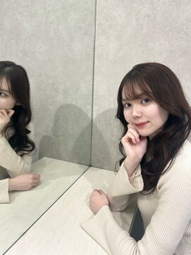 ルームバイシー 新宿(Loom. by Sea) 韓国風前髪×レイヤーカット【髪質改善/新宿/レイヤーカット】