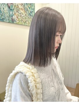 モリオフロムロンドン 大宮店(morio from London) 【morio坪井】ケアブリーチ ×グレージュ