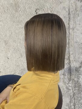 ヘアーデザイン グランツ 平成店(hair design Granz) 切りっぱなしボブ　垢抜けシルエット◎
