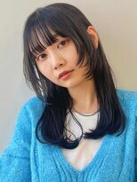 アンガーデン(Une GARDEN) フェイスレイヤー/ロング/レイヤーカット/オリーブベージュ
