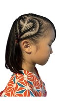 ガルボヘアー 桟橋店(garbo hair)&nbsp;コーンロウデザイン 特殊セット イベントセット ボブ