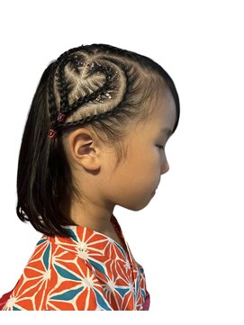 ガルボヘアー 桟橋店(garbo hair) コーンロウデザイン 特殊セット イベントセット ボブ