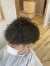 【メンズメニュー】メンズカット＋ツイストパーマ￥10900