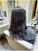 ロングパーマで朝のセットを楽ちんに♪