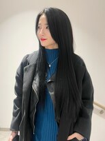 ミンクスオーバー(MINX OVER)&nbsp;韓国ヘア/ブルーブラック/髪質改善/前髪縮毛矯正/顔まわりカット