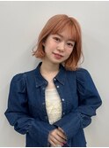 ペールカラーニュアンスボブ