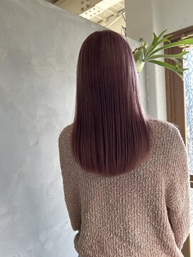 フクタ フロムヘアー(HUKUTA from hair) ピンクベージュのロング