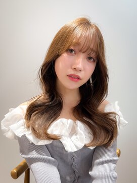 ロンドエニカ 大宮(Lond enika) ワイドバングイメチェン美髪外ハネボブ+レイヤーカット韓国/大宮