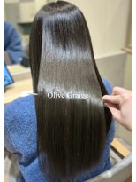 ラベスト キョウト(LOVEST)&nbsp;髪質改善カラー×Olive Graige /ロングヘア/ナチュラル美髪