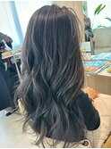 デジタルパーマダークグレージュウェーブ