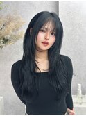 【韓国ハッシュカット】ロングレイヤー