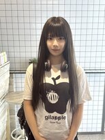 ヘアー アレス(hair ales) エクステロング　くびれヘア　ハイライトカラー　シールエクステ