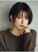 レディース韓国レイヤーナチュラル小顔ボブ