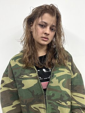 ピクス ヘアー(PIX HAIR) messy layer / brown beige