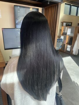 透明感カラー/ブルーブラック