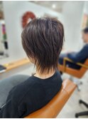 ウルフカット/ナチュラルブラウン