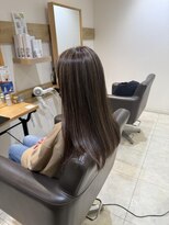 ステラバイケンジ 藤沢(STELLA by KENJE)&nbsp;【脱白髪染め】白髪ぼかしハイライト叶える大人女子透明感カラー